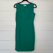 Calvin Klein Womenâs 8 Green Tank Career Dress