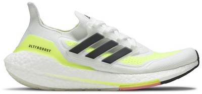[FY0377] MENS ADIDAS ULTRA BOOST 21 'WHITE SOLAR YELLOW'