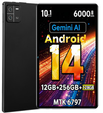 Android 14 12GB RAM 256GB ROM Tablet Dual Camera IPS HD LCD WIFI Bluetooth