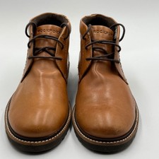 Rockport truTECH Leather Chukka Boots Brown Comfort Walking Casual Men 7 Wide