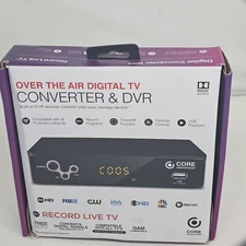 DP Audio CTCB105 Core Innovations Converter Box TV Tuning Video Recording DVR