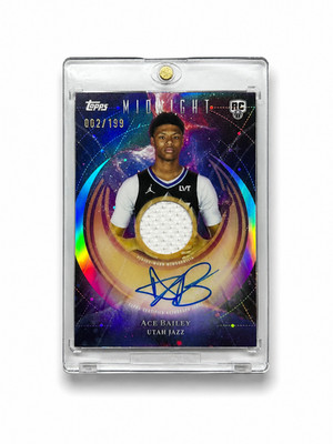 2025-26 Topps Midnight ACE BAILEY Twilight Rookie Patch AUTO RPA RC /199