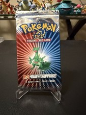 Pokemon EX Ruby and Sapphire English Empty Pack - Sceptile Art