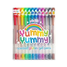 Yummy Yummy Scented Glitter Gel Pens 2.0 - Set of 12