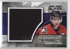 2010 ITG Heroes and Prospects Top Jumbo Black Jersey Alex Petrovic Alexander 2a8