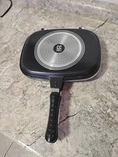 Cook's Companion Flip Pan Low Pressure Cooking Induction Ceramic Non-Stick