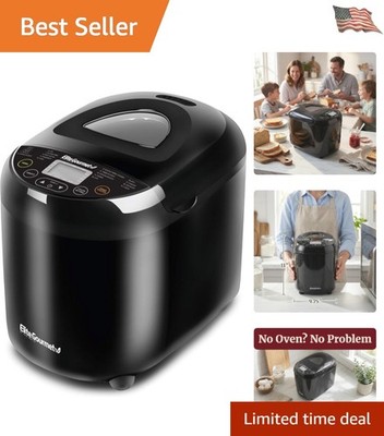 Bakery-Quality Homemade Bread Maker - 3 Sizes, 19 Presets, Space Saving Design