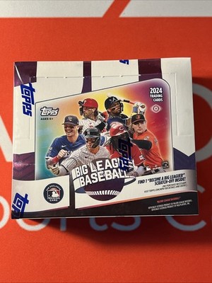 2024 Topps Big League Baseball Hobby Box   Look For Autographs   Mascot Cards