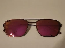 Maui Jim Ebb & Flow Aviator Sunglasses MJ542-07M 54/20-145 Burgundy Pink Lenses