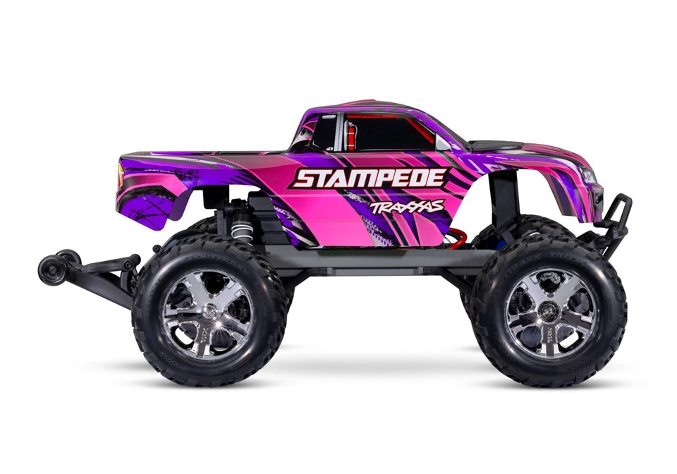 Traxxas Stampede Pink RC Truck 1:10 2WD RTR mit Akku & Lader - Bild 2 von 4