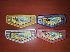 2026 Jamboree - Pez OA Flap Full Set Of 4 Connecticut Contingent Owaneco