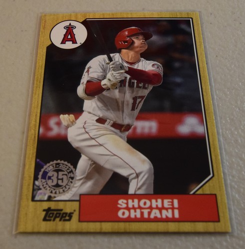 2022 Topps #T87-1 Shohei Ohtani 1987 Topps Baseball 35th Anniversary