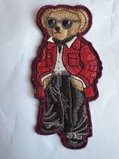 Ralph Lauren Polo Bär Aufnäher Abzeichen bestickt zum Aufnähen offiziell authentisch kostenloser Versand