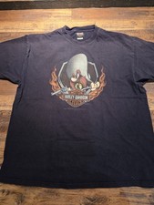 Y2K Vintage Harley-Davidson Yosemite Sam Looney Tunes Shirt Size 2XL