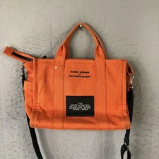The Marc Jacobs Tote Bag Womens Orange Canvas Magda Archer Stay Fresh Crossbody