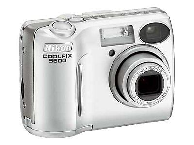 Nikon+COOLPIX+5600+5.1MP+Digital+Camera+-+Silver for sale online