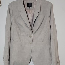 The Limited Collection Gray 2 button blazer size 12 womens office career
