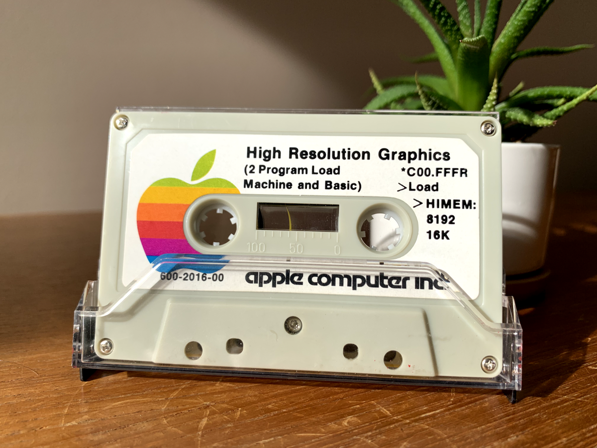 Vintage 70s HIGH RESOLUTION GRAPHICS Apple II Computer Software
