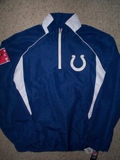 85 Indianapolis Colts nfl Windbreaker Jacket Adult MENS/MEN'S m-medium 