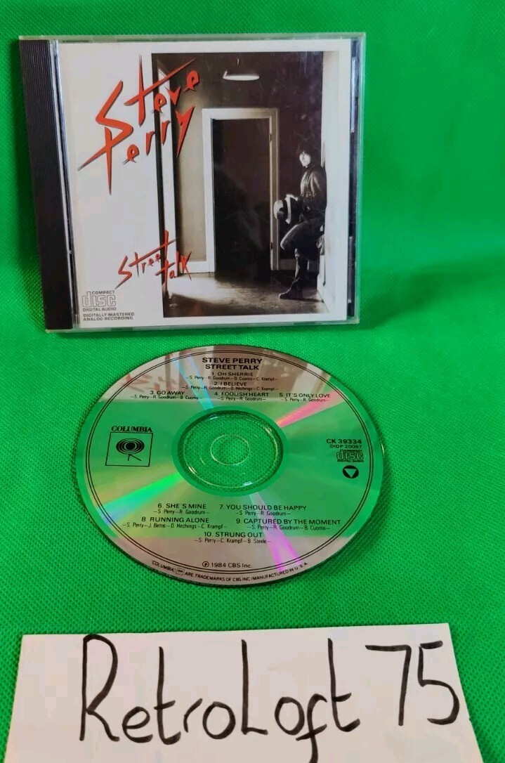 Steve Perry Street Talk CD. Very Good Condition