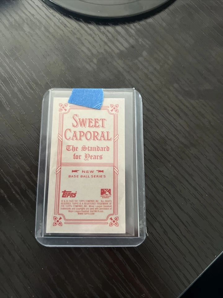 2020 Topps 206 VIDAL BRUJAN Sweet Caporal Back Prospect SP Biscuits T206 RAYS - Image 3 of 3