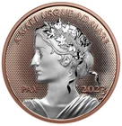 Canada 'Peace' Dollar 2023 Rose Gold Silver 1oz. Fine Silver Ultra High Relief