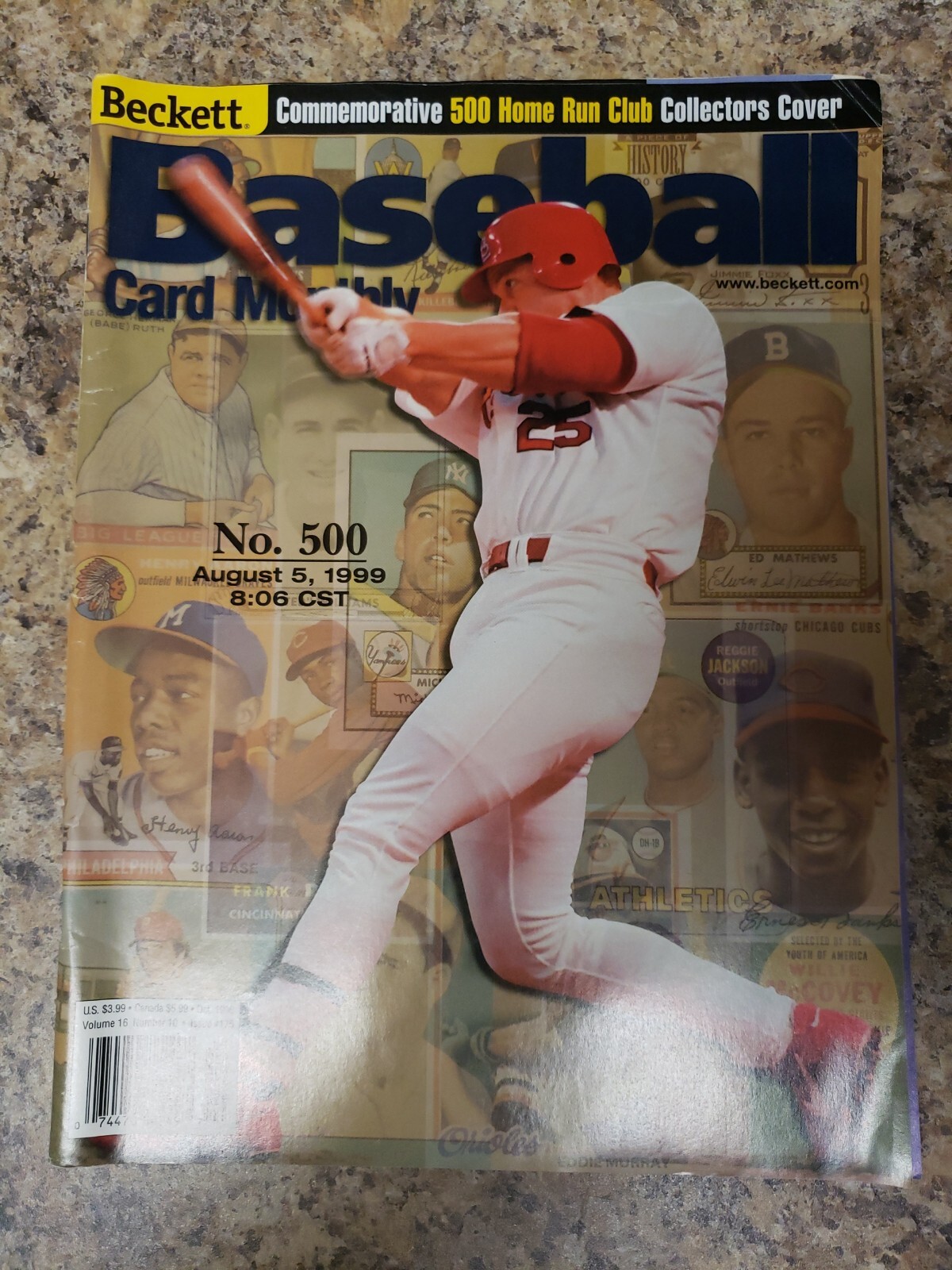 Beckett Baseball Card Monthly Issue #175 October 1999 Mark McGwire