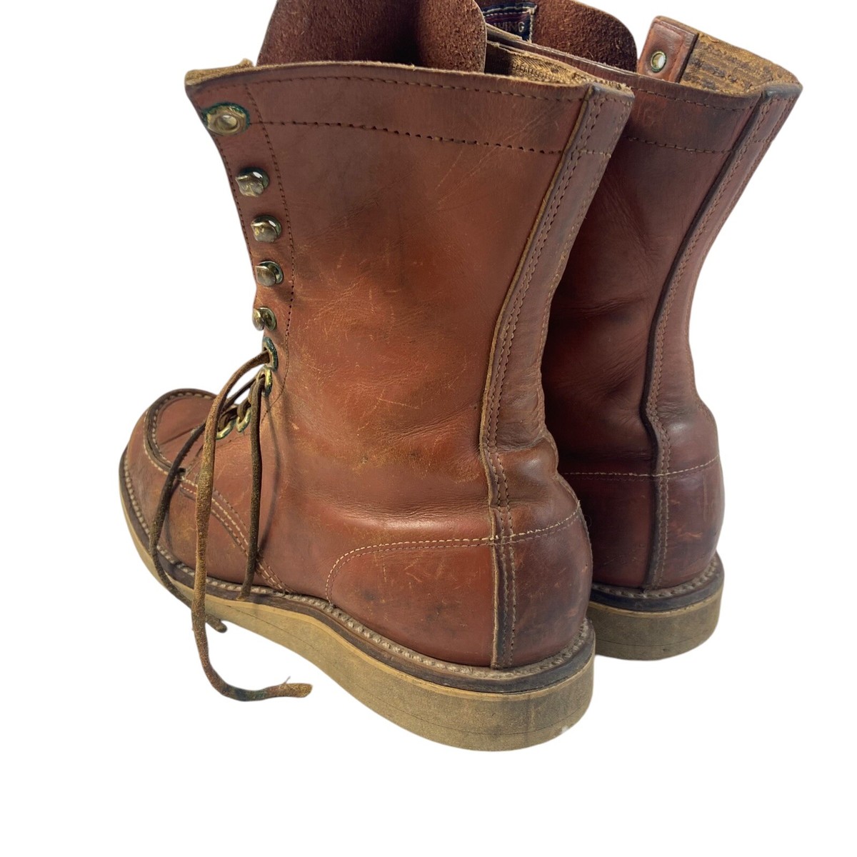 Red Wing Tuffy Boots 6D 9332 Vintage Russet Retan Leather | eBay Red Wing Tuffy Boots 6D 9332 Vintage Russet Retan Leather | eBay