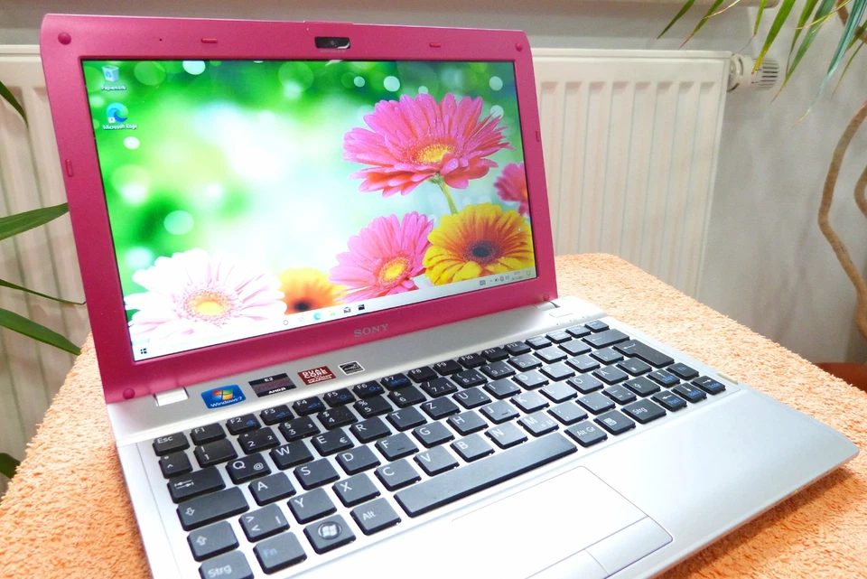 WIE NEU I Sony Vaio YB Rosa Netbook l 11 Zoll HD Netbook l Windows 10 l 500GB I - Bild 2 von 4