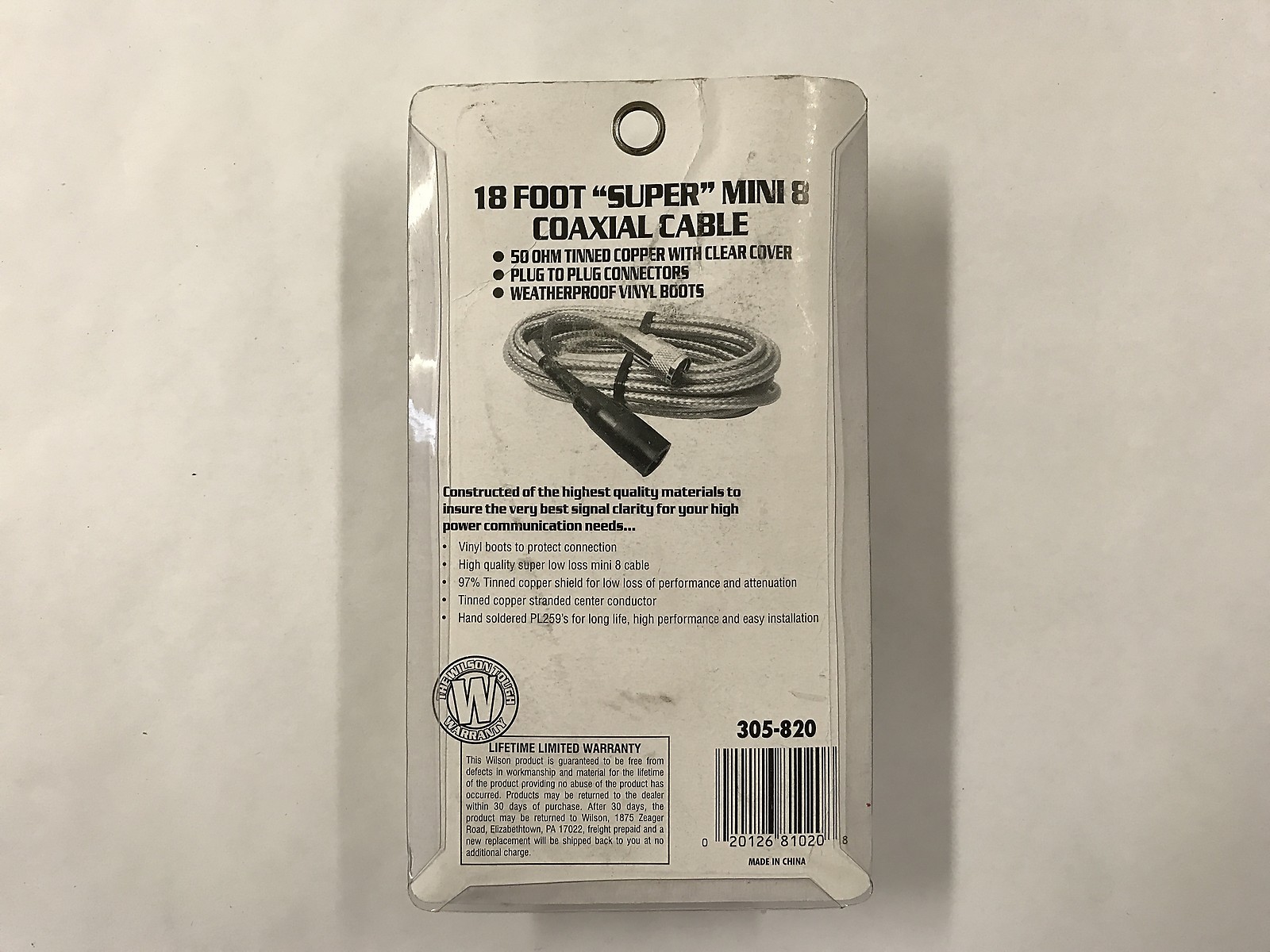 Cable Experts RG-8X - Cavo Coassiale 18 FT PL259 M/M, Cavi - Foto 8