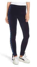 FENTY PUMA By Rihanna Lace Up Jogger Pants women's size XXS Blue NEW 130