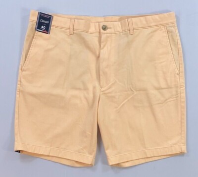 Men's Roundtree & Yorke Casuals Classic Fit Flat Front 9'' Inseam Stretch Shorts