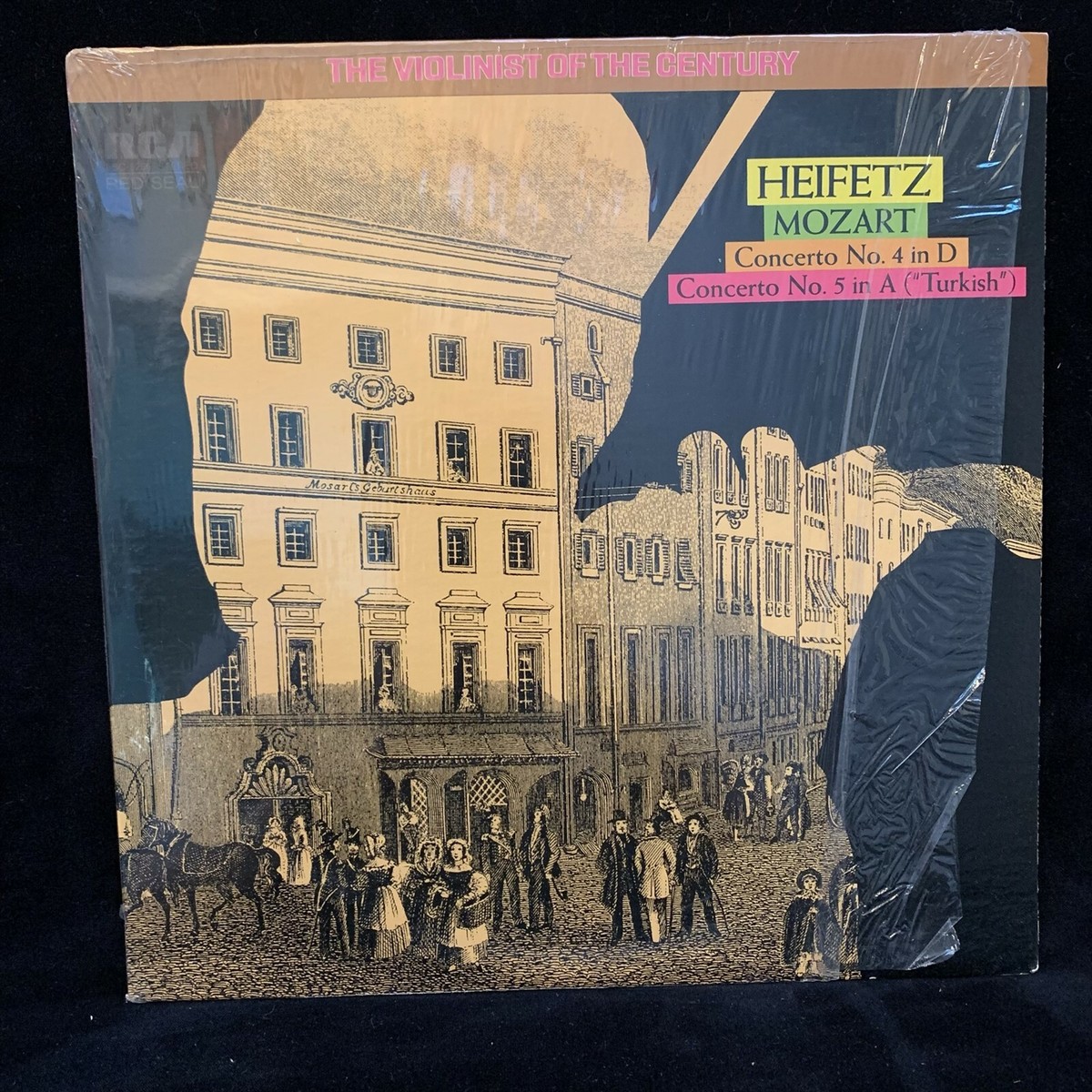 JASCHA HEIFETZ violin - MOZART Concertos #4 & 5 - RCA LSC-3265 ST