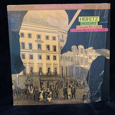 JASCHA HEIFETZ violin - MOZART Concertos #4 & 5 - RCA LSC-3265 ST
