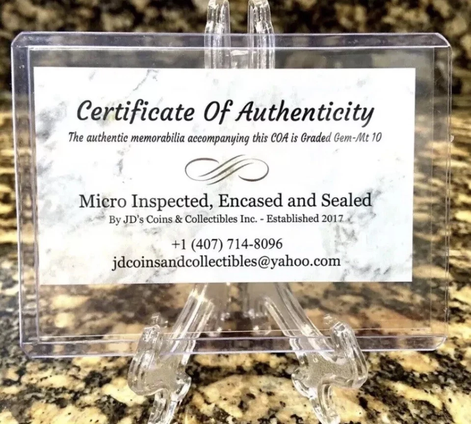 TIM TEBOW 2016 Leaf Baseball Graded GEM-MT 10 ROOKIE CARD #LB-TT2 - Image 4 of 4