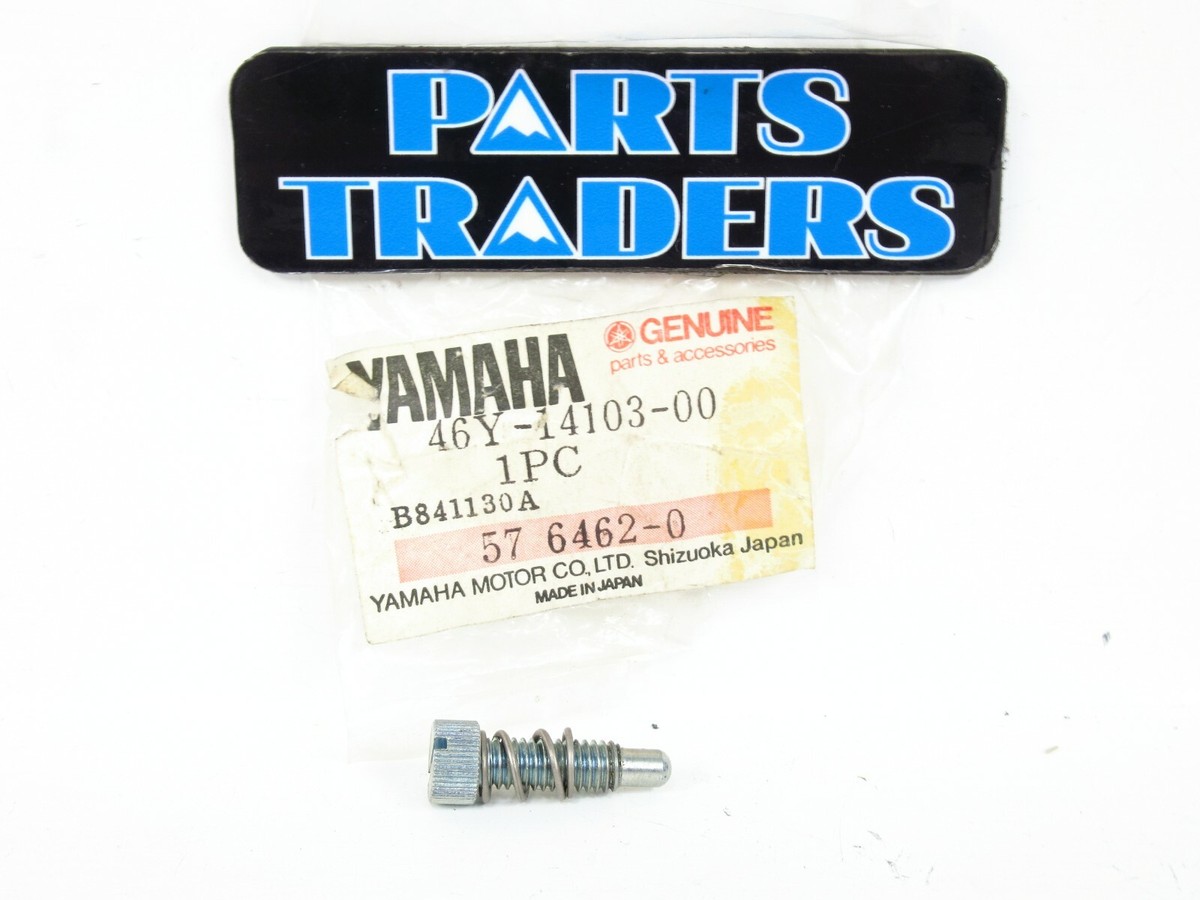 NOS Genuine Yamaha Idle Adjustment Screw Set TY350 Trials 350 1985