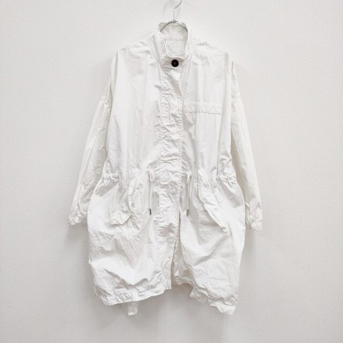 Women's Mm6/Maison Margiela Snow Parka Mod Coat Fishtail White eBay
