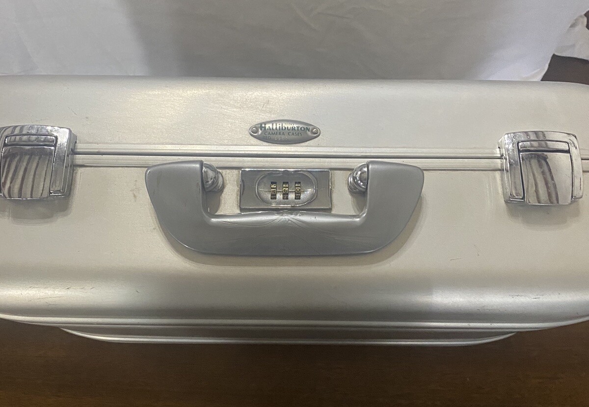 VINTAGE 1970s Zero Halliburton Aluminum Camera Cases/Safe/With 
