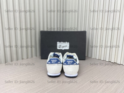 2024 Onitsuka Tiger Serrano Shoes Beige/Blue Classic Men Women