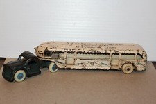 NICE 1930'S ARCADE CAST IRON GMC 1933 CENTURY of PROGRESS GREYHOUND LINES BUS 1