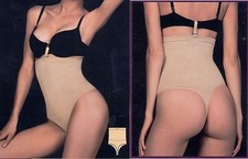 Fullness Nude Hi- Waist Control Thong Body Shaper Cincher Seamless Size 2XL