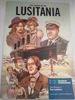 The Sinking Of Lusitania Comic Educational Key Stage 3 + Learning Resources RARE