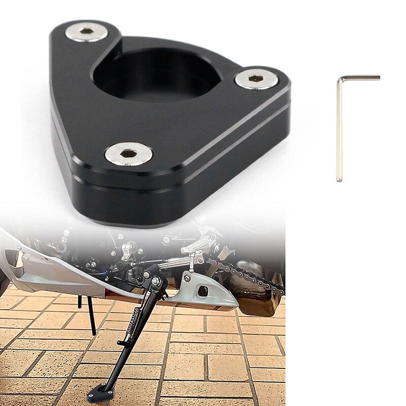 Kickstand Side Stand Enlarger Shoe Fit For Kawasaki Ninja ZX Kickstand Side Stand Enlarger Shoe Fit For Kawasaki Ninja ZX