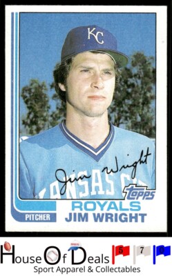 1982 Topps #362 Jim Wright Kansas City Royals Baseball Card