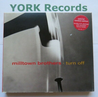 MILLTOWN BROTHERS - Turn Off **CD1 & CD2** - Ex Con CD Single A&M 580 269-2