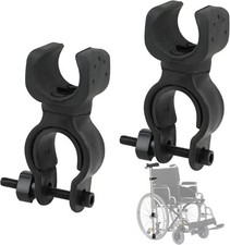 Giantree 2Pcs Black Cane Holder for the Walker, Stick Universal Crutches Stick