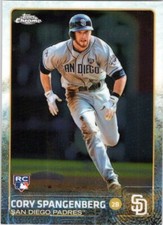 2015 Topps Chrome #132 Cory Spangenberg RC San Diego Padres
