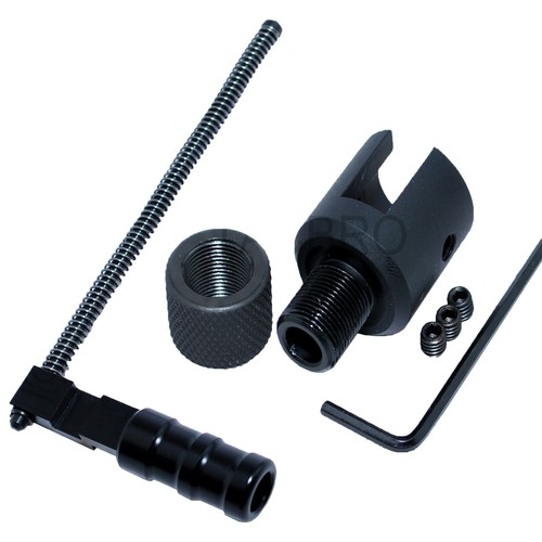 Black Anodized Aluminum Muzzle Adapter Set for Standard Ruger 1022 10/ ...