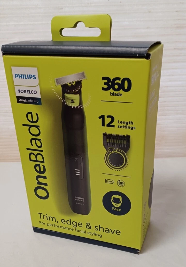 NEW Philips Norelco QP6531/70 Oneblade 360 Pro Hybrid Electric Trimmer