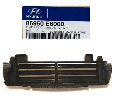 2016-2017 Sonata Hybrid Grille Active Air Shutter Lower Flap Duct Deflector OEM